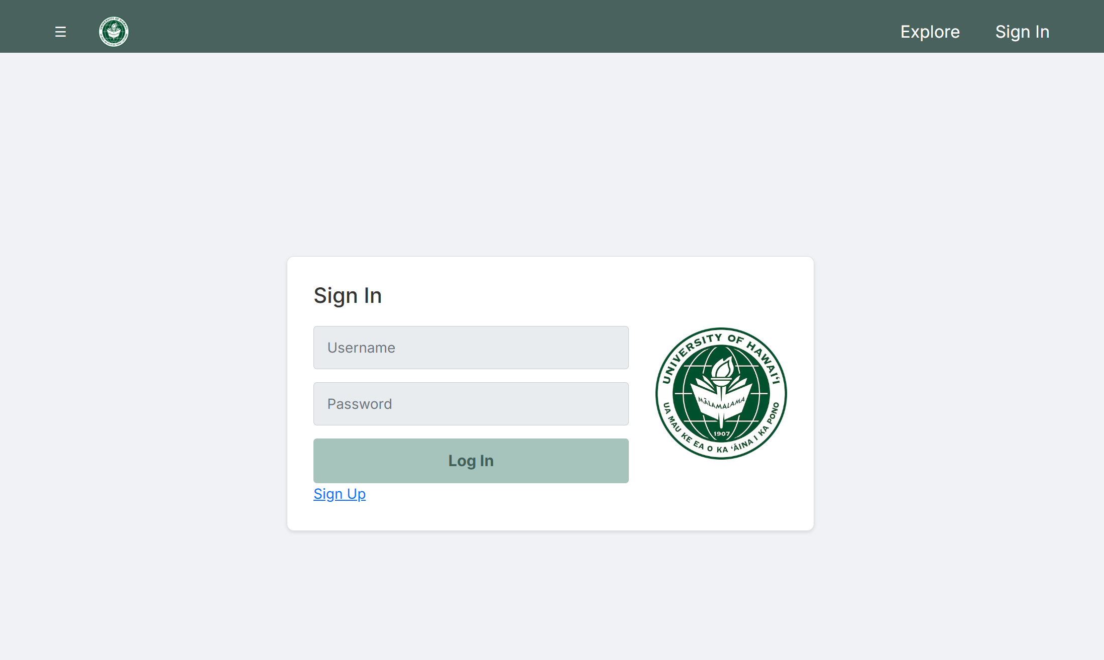 Login Page